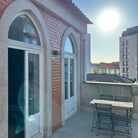 Apartmán A Balcony And Garden View Apartment Porto